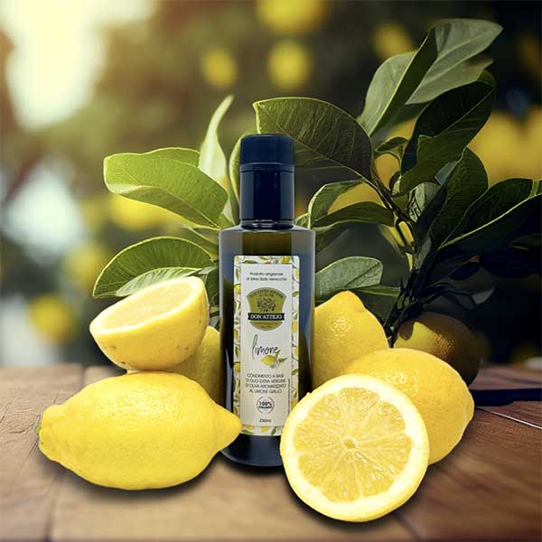 La Limone: L'huile d'olive aromatisée au citron jaune pour sublimer vos plats